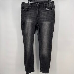 Judy Blue Skinny Fit Jeans Black Wash Women's Size 15/32